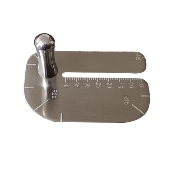 Lær Punch Aid Pulling Board Rustfritt stål plukking