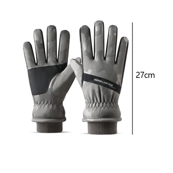 Varme Handsker Ridehandsker SORT&SØLV black&silver