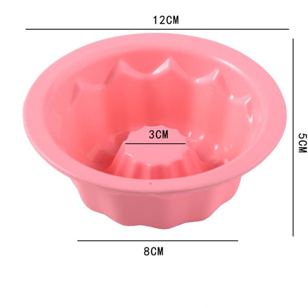 2 stk Silikonkakepanner Kakeform LILLA purple