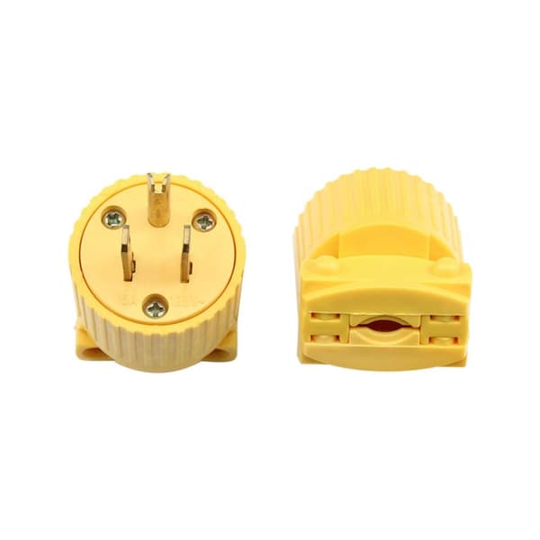 10 kpl US Standard 3 Prong Plug Replacement Plug Power 10 pcs
