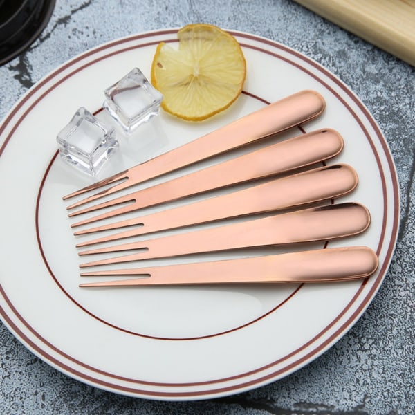 Ørkengaffel ske ROSE GULD GAFFEL rose gold Fork-Fork