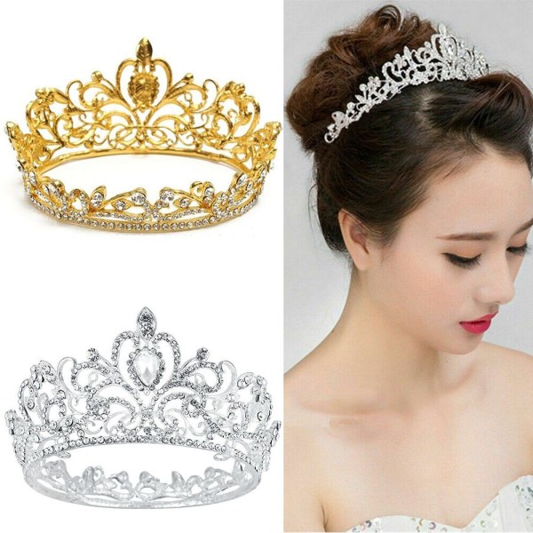 Princess Crown Tiaras for Girls GULD gold