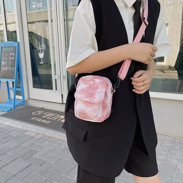 Små Axelväskor Messenger Bag BLÅ blue