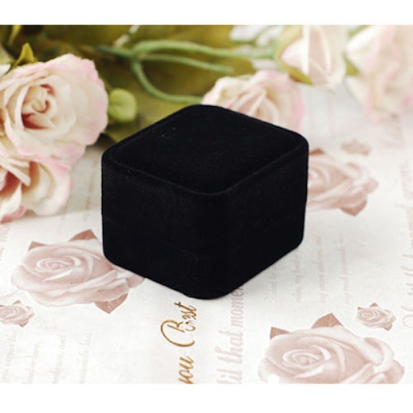Box Ring Velvet SORT Black