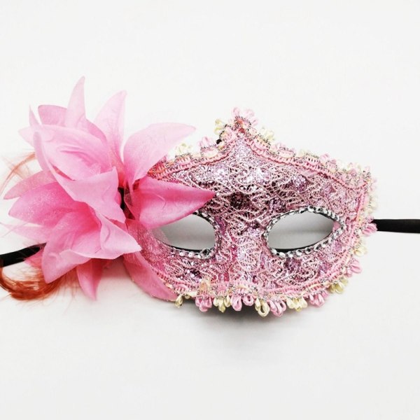 Lace Eye Masks Masquerade Masks PINK pink