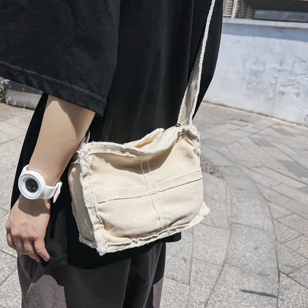 Skuldertaske Messenger Bag SORT black