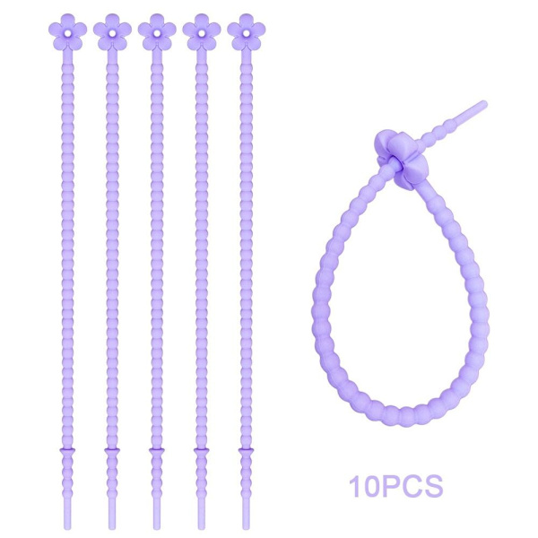 10 kpl nippuside silikoniköysi VÄRI 10 VÄRI 10 Color 10