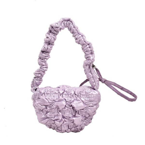 Quiltad plisserad Cloud Bags Crossboby axelväska 3 3 3