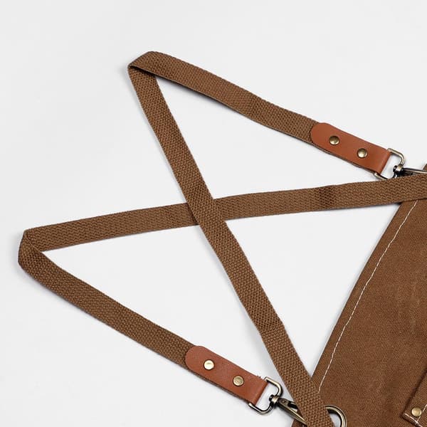 1 stk Canvas Denim Forkle Barista Forkle Vanndråpebestandig
