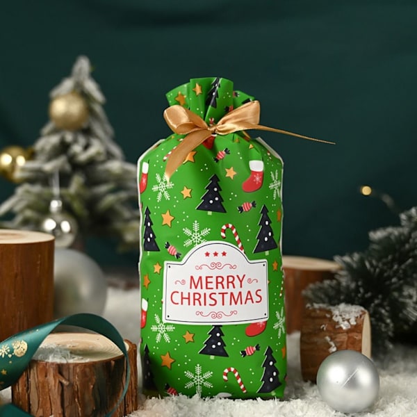 50 kpl Xmas karkkipussit Keksipussit 10 10 10