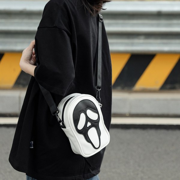 Ghost Bag Y2K-väska Axelväskor Handväskor SVART black