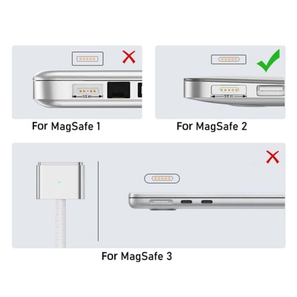 USB C Adapter Type C til Magsafe 2 ALBUUE ALBUE Elbow