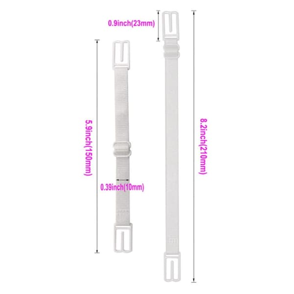10 stk BH Strap Ryg Hasp Holdere SORT black
