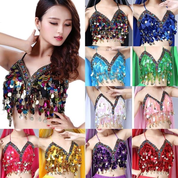 Belly Dance BH Performance Topp SVART Black