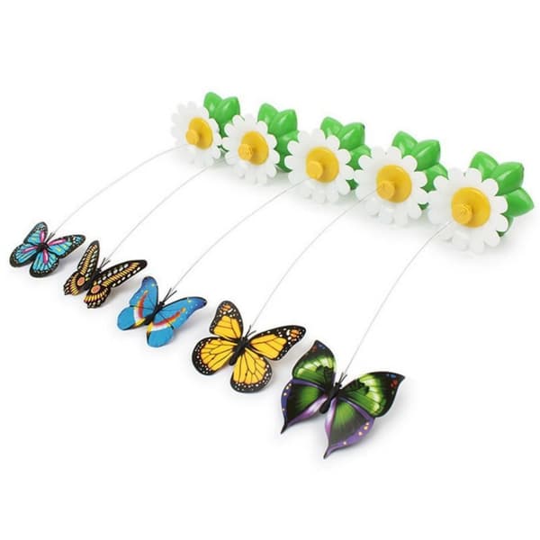 12 stk Roterende sommerfuglleke sommerfuglform Kitten Interactive