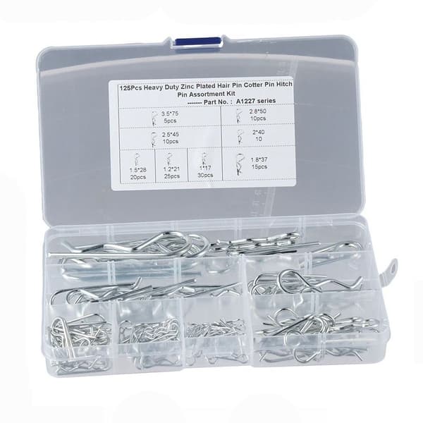 125 Stk Splint Hårnål R Shape Clips