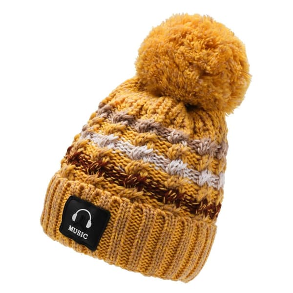Vinterlue Strikkehette BEIGE beige