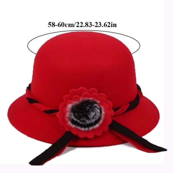 Fedoras Cap Kupolhatt SVART black