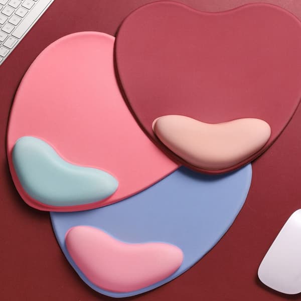 Håndleddsstøtte Musematte Tastaturmatte A-BLÅ&ROSA A-BLÅ&ROSA A-Blue&Pink
