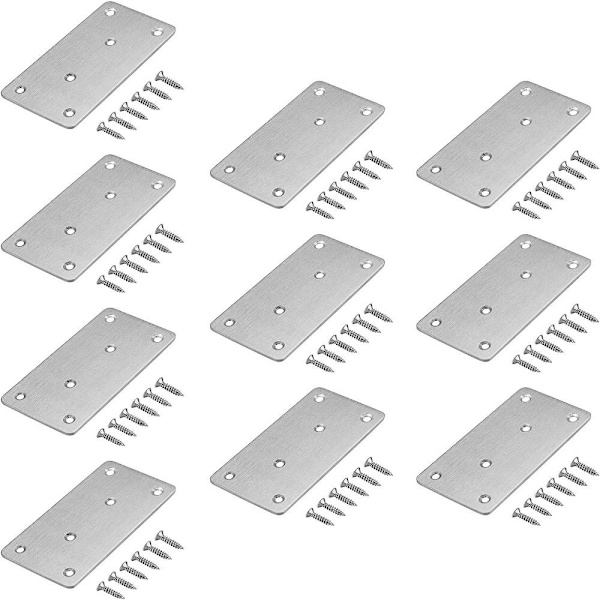10 Stk 2x4 Beslag Hjørnebeslag Beslag Tilslutningsstykke 10 pcs