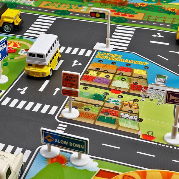 Barn Game Carpet Traffic Map Mat 3 3 3