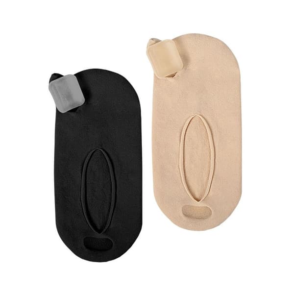 Bunion Corrector Two Toe Boat Sokker BEIGE Beige