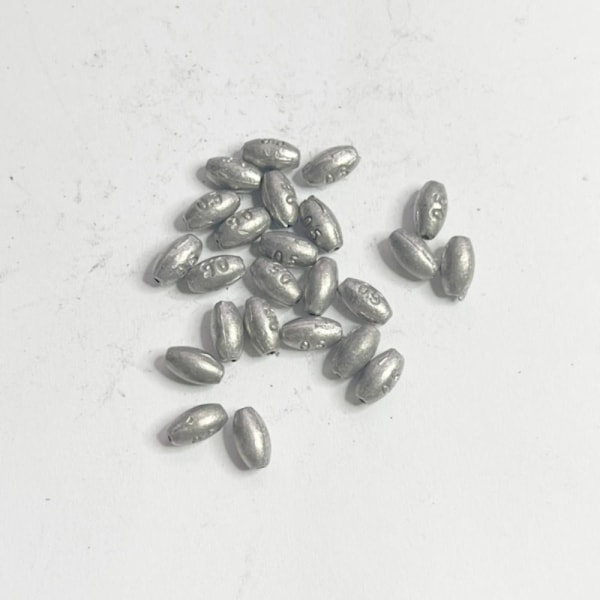 20/40/60/80/100 st Fiskeblysänkor Fiskeviktsänkare 0.5g-100pcs