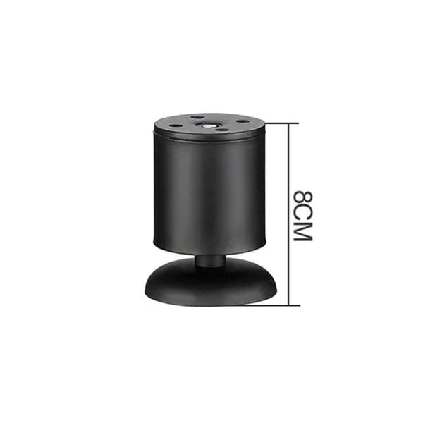 Möbelben Bordsfötter SVART 8CM black 8cm