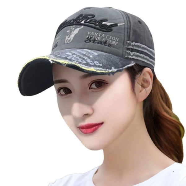 Broderi Baseball Caps Distressed Faded Cap WINE RED wine red