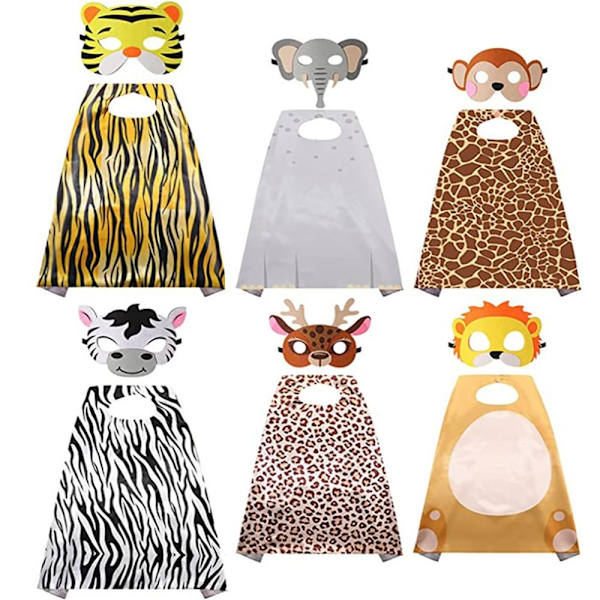 Dyrekostume Cape Jungle Dyremaske STYLE 3 STYLE 3 Style 3