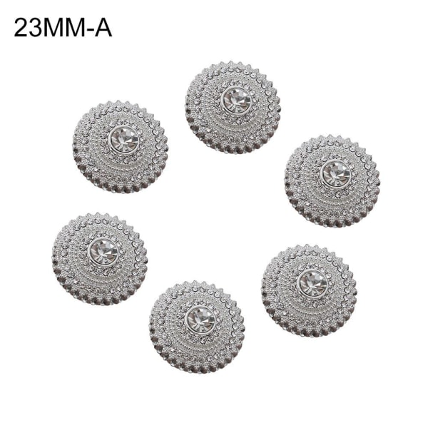 Metal Rhinestone Buttons Skjorte Buttons 23MMA A 23MMA