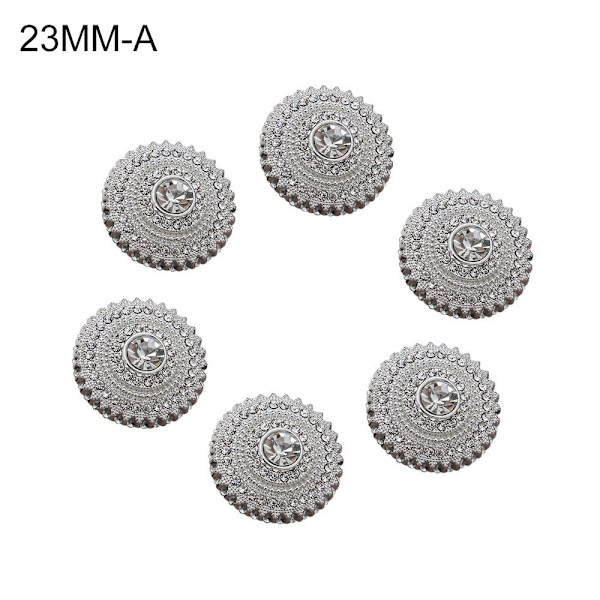 Metall Rhinestone Buttons Skjorte Buttons 23MMA A 23MMA