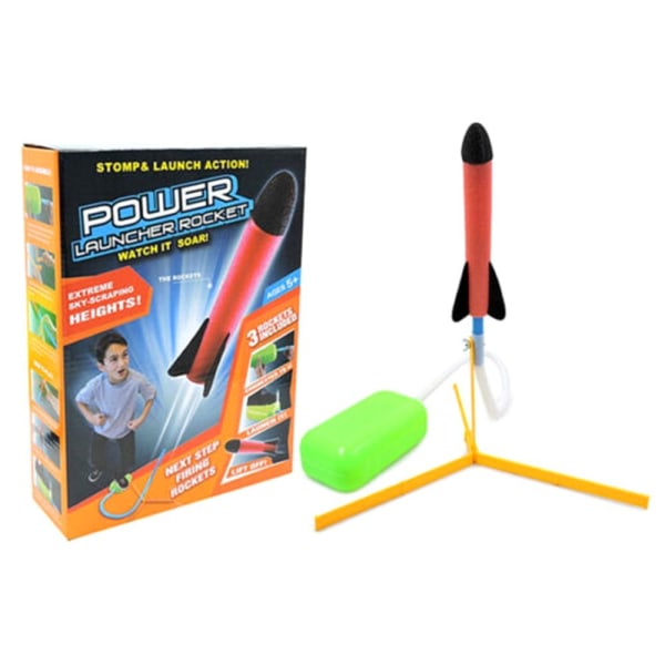 Air Stomp Rocket Foot Pump Launcher Leksaker Sportspel