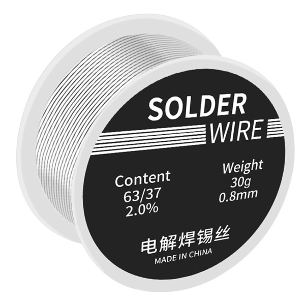 30g 0,8 mm svejsetråd kolofonium Corel loddemiddel Lighter loddetråd