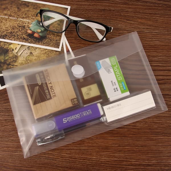 12 kpl Label Pocket Clear Envelopes Organization