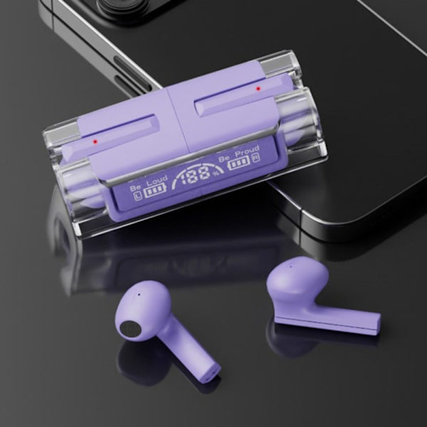 TWS Headset Noise Trådlöst Headset LILA Purple