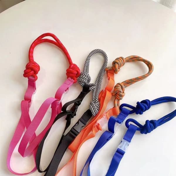 Nylonstrop skuldertaske strop BLÅ blue