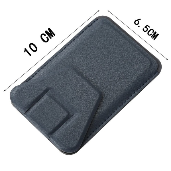 Mag Säker plånbok med ställ Telefonkortshållare SVART STICKY STICKY black Sticky-Sticky