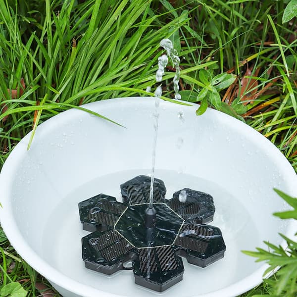 Solarfontän Vattenfall Fågelbad