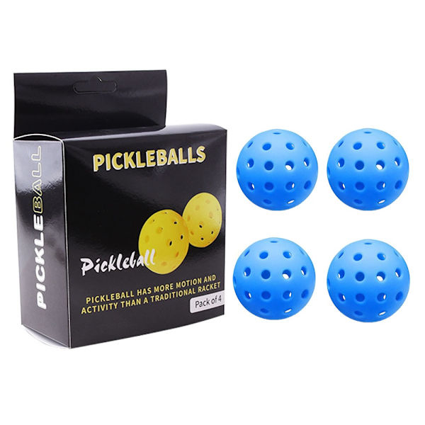 4 kpl Golfpallo Pickle Ball Pickleball Ball KELTAINEN yellow