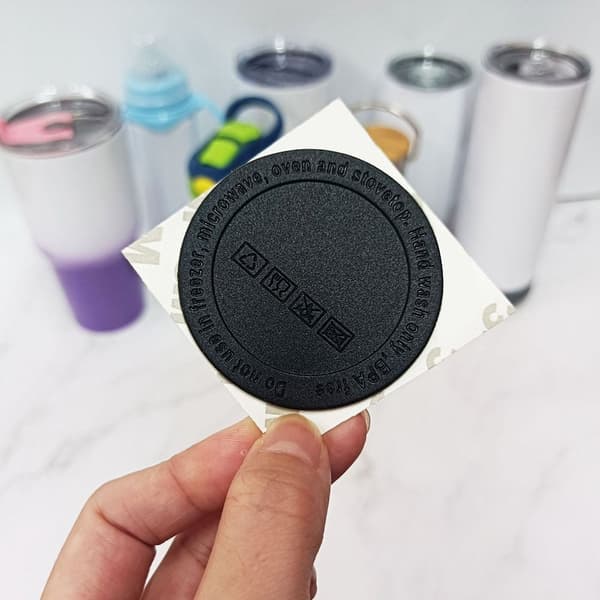 10 stk Sublimering Silikonkopp Mat Coaster Pads