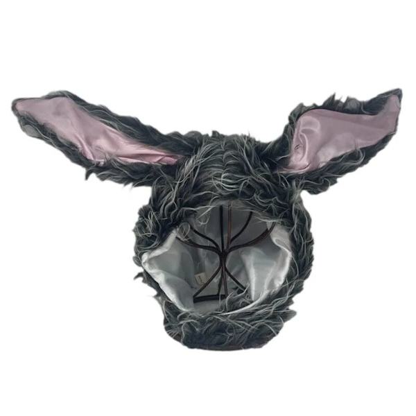 Bunny Ears Hat Øreklap Cap GRÅ Grey