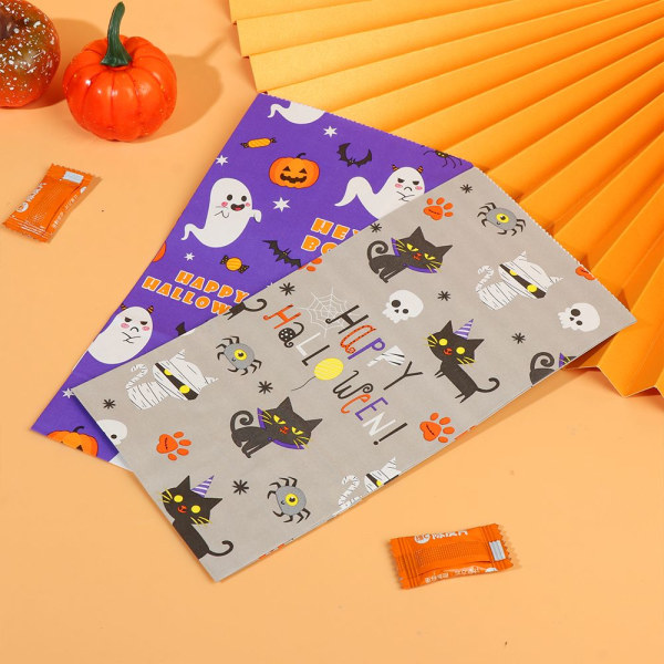 12/24 st Halloween Candy Box Papper presentaskar 12pcs