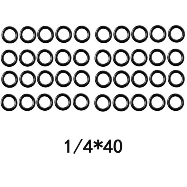 80 stk Washer Cleaner O-Ring Gummipakning Høytrykkspylerslange 80pcs