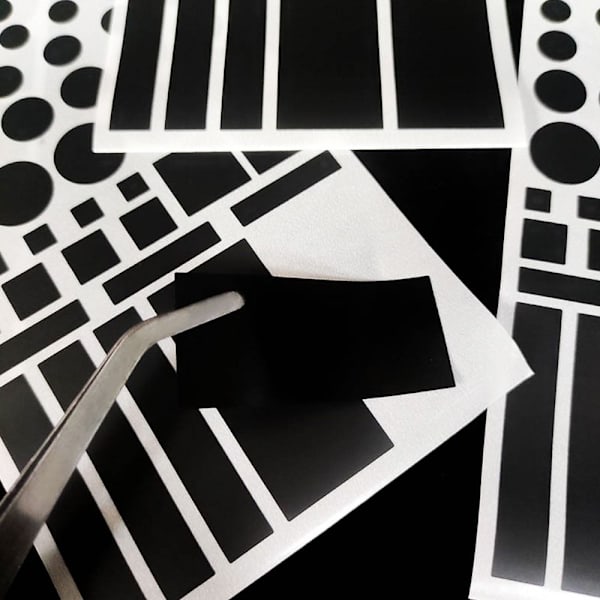 10 STK Auto Stickers Blackout Stickers A(FULL SHADING) A(FULL A(full shading)