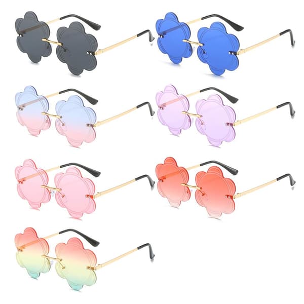 Flower Lens Solbriller Mode Solbriller SORT SORT Black