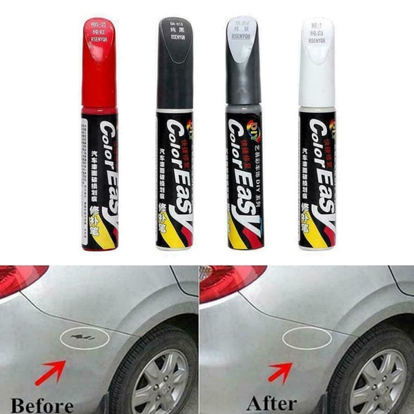 Car Color Fix Pen Billakkreparasjonsbørste SØLV silver