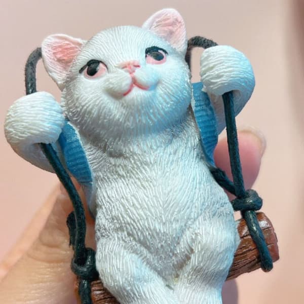 Bilhänge Interiörprydnad GRÅ KATT GRÅ KATT Grey cat