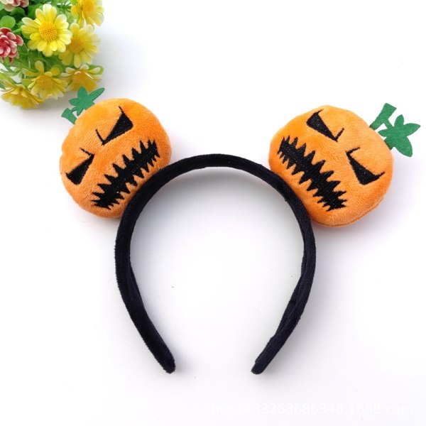 Halloween Pumpkin Hair Hoop -pääpanta 3 3 3