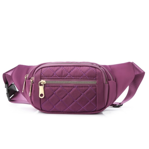 Plaid taljetaske Taljetaske LILLA purple